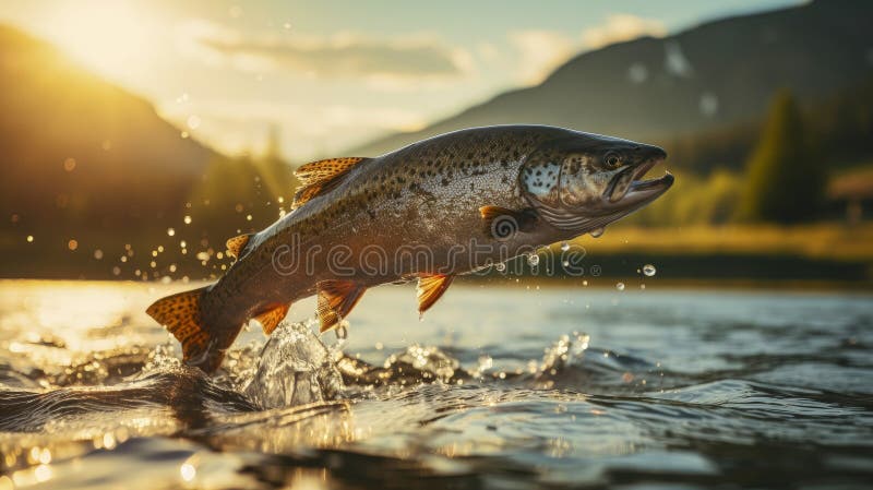 Jumping Rainbow Trout Stock Illustrations – 284 Jumping Rainbow Trout Stock  Illustrations, Vectors & Clipart - Dreamstime