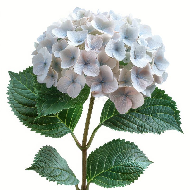 Close Up of a Flower on White Background royalty free stock images