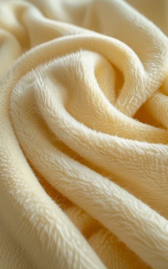 A close up of a fuzzy white blanket. The blanket is soft and fluffy, and it looks like it's been used a lot. The image has a cozy and comfortable feeling to it. Fuzzy surface stock images, royalty-free photos and pictures