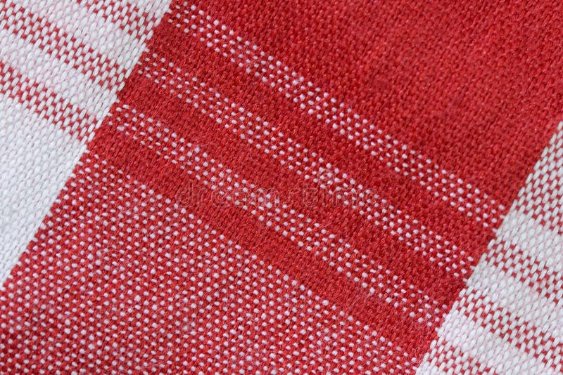 Close-Up of Gingham Fabric