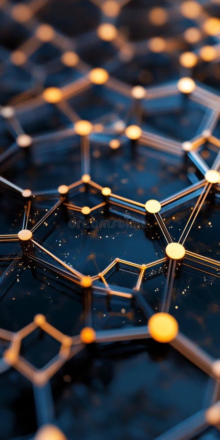 A close up of a gold and black design royalty free illustration