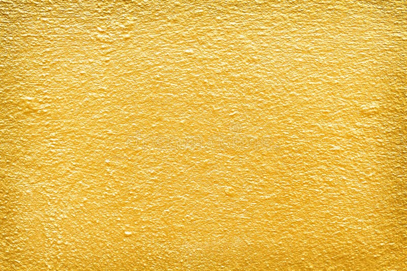 Gold Concrete Wall Surface in Rough Seamless Patterns for Background