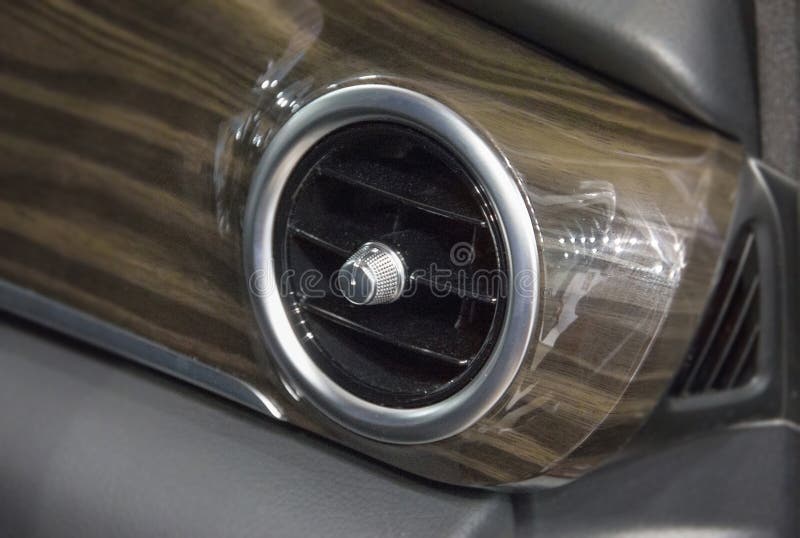 Round car air vent stock photo. Image of close, interior 113974424