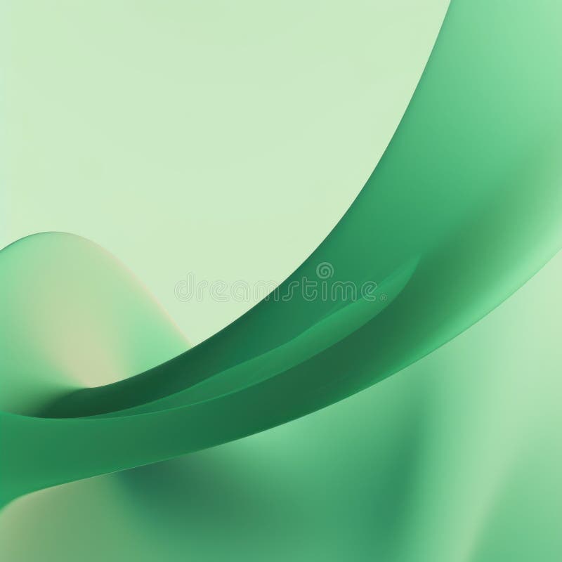 A close up of a green abstract background. Generative AI image.