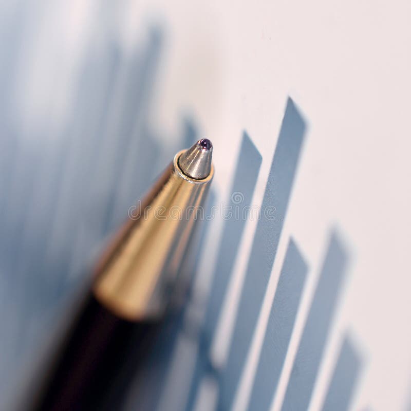 Close Up. Handle on the Financial Chart Stock Image Image of chart, data 130755973