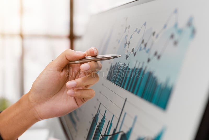 Close Up Hands Of Business Analyzing Financial Report Company And Calculate Profit With Report