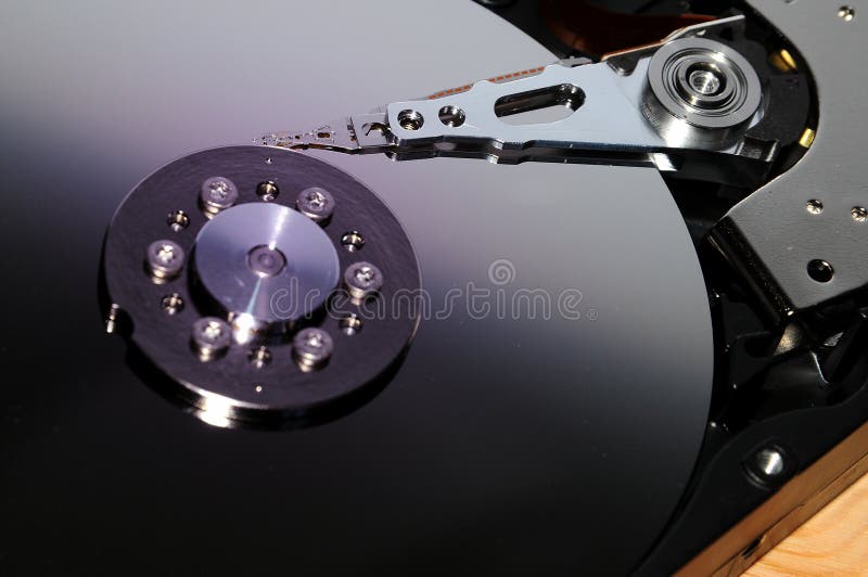 Close up of hard disk royalty free stock images