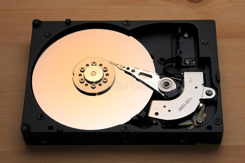 Close up of hard disk royalty free stock images