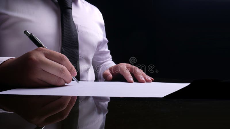 Businessman Signing Contract