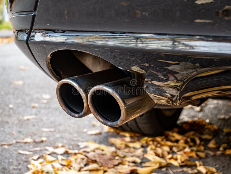 Close Up Image of Car Exhaust Pipes Stock Photo Image of fast, pipe