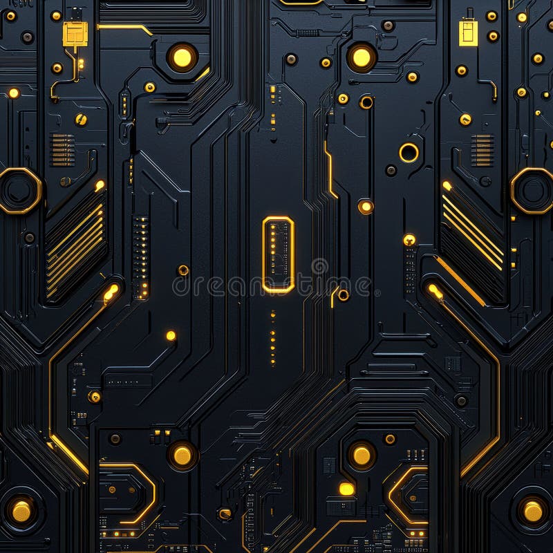 Close-up image of a motherboard, showcasing circuitry with integrated circuits and electronic components The dark. Hyper-realistic gradient color background, a sleek motherboard-inspired texture with jet black base, electric blue, gold-plated traces, and high-tech etchings. High fidelity, noiseless, symmetric, 64K resolution, 600 DPI, perfect blending --quality 2 --stylize 250 --v 6. 1 Job ID: 14002d3e-81db-4536-9e52-c581d4ffae76 AI generated