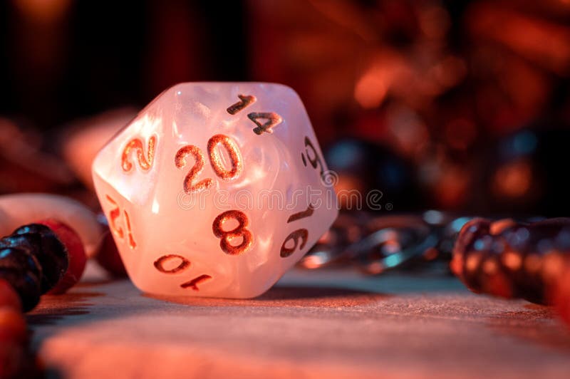 Roleplay Game With Dragons In Dungeon. Yellow Field Dice. Stock Photo,  Picture and Royalty Free Image. Image 92658000.