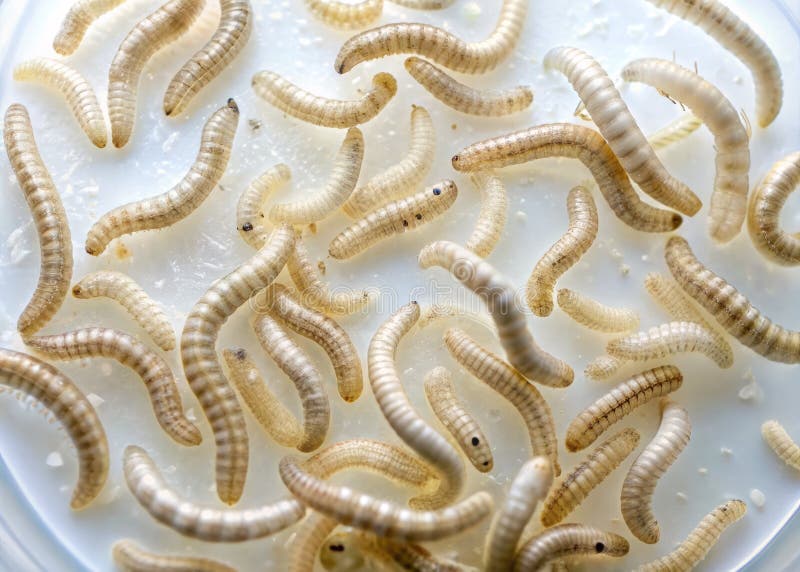Microscopic Intestinal Parasites in Stool Sample Identifying and Treating Worm Infestations vector illustration