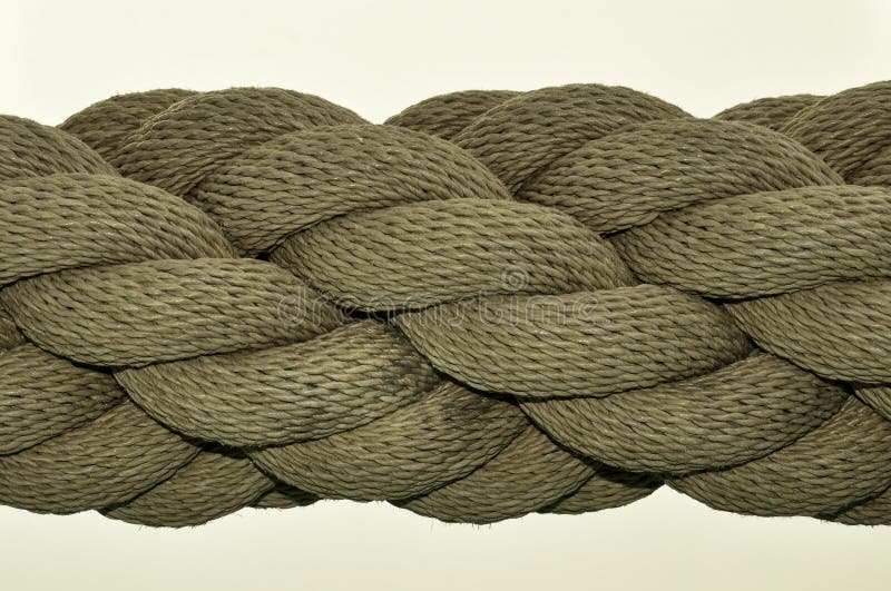 Thick Rope Close Texture Weaving Unusual Background Vignette Stock