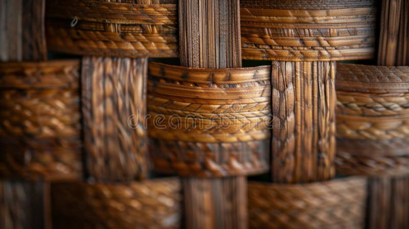 închiderea modelului intricat de bambus cu structură generativă de ai royalty free stock images