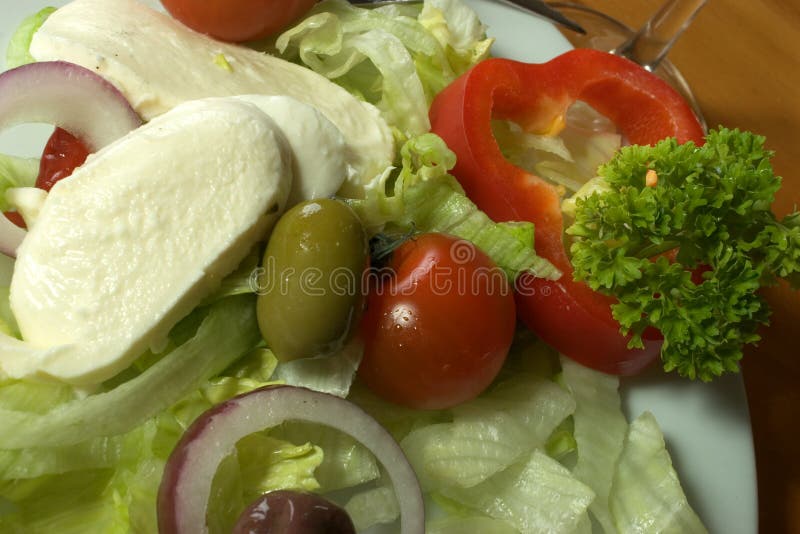 Close up of Italian salad