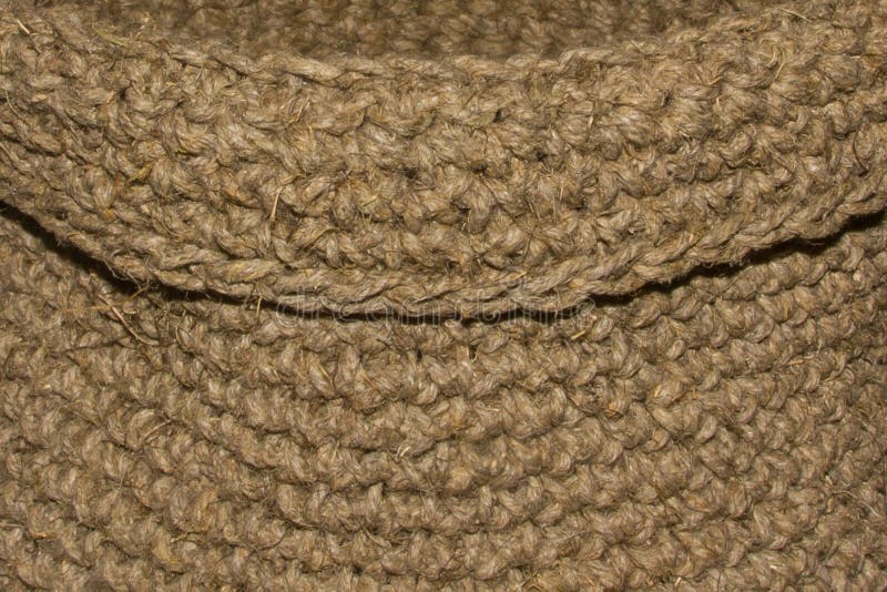 Knitting Pattern Made of Jute Yarn Stock Image Image of material, beige 236942765
