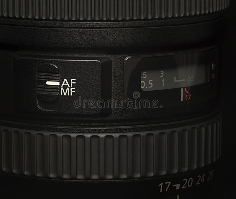 Close-up lens Photo stock photo