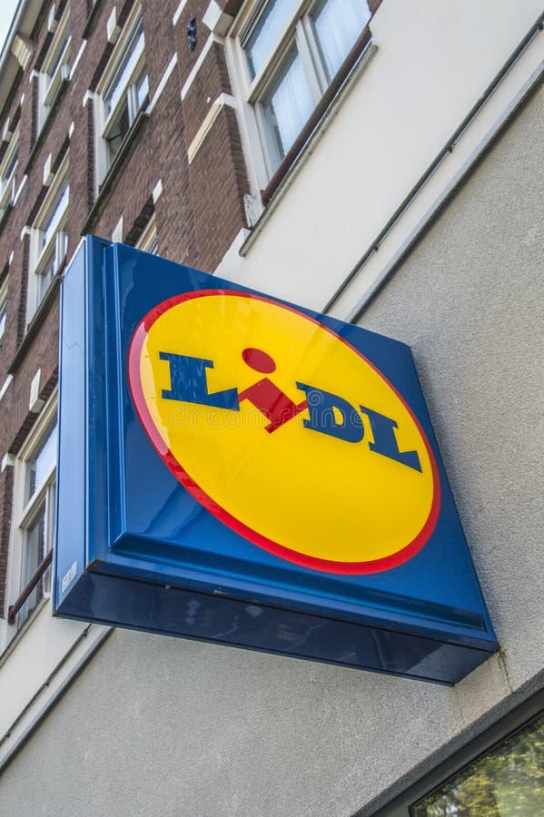 Billboard from Lidl Supermarket Haarlem Editorial Stock Image - Image of lidl, editorial: 116476809