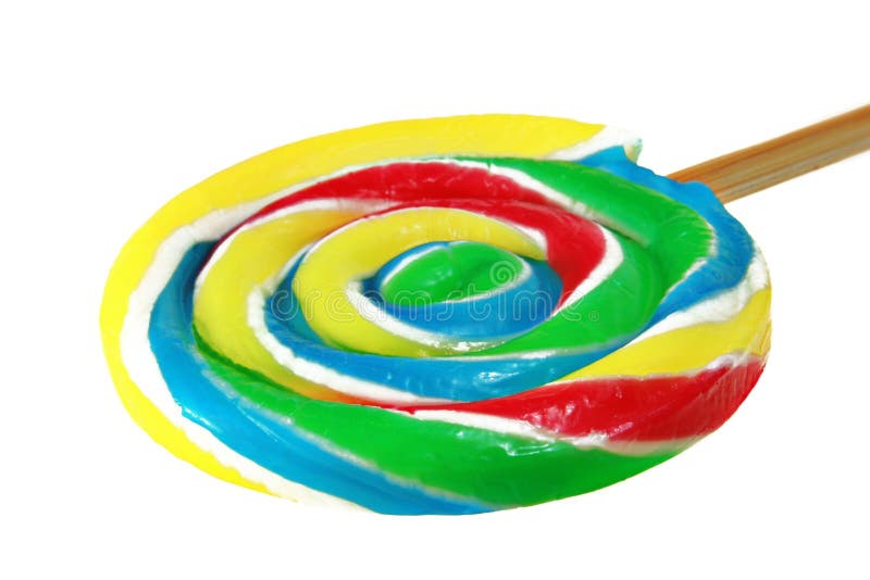 Close Up Of Lollipop Candy (swirl Pop) Stock Photo Image 3702838