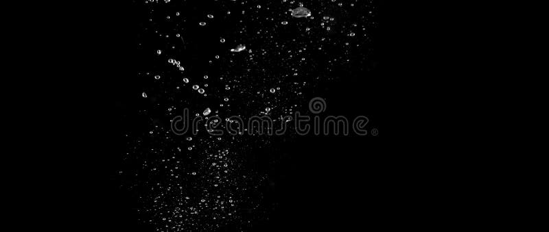 Close-up macro images of soda water bubbles floating up royalty free stock photos
