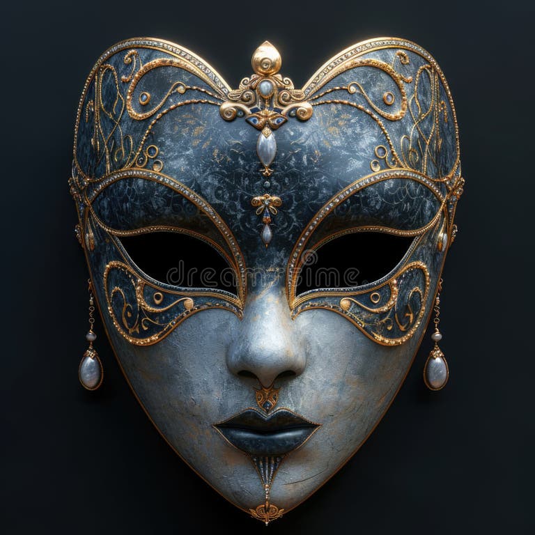 mardi gras background portrait