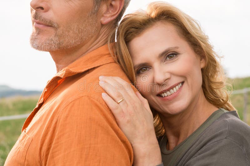 Close Up Of Mature Couple Stock Image Image Of Married 44077533
