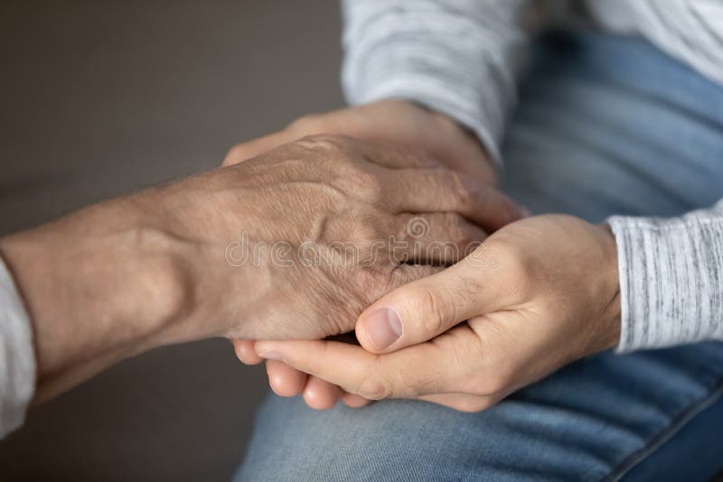 Close Up Of Adult Mom And Daughter Holding Hands Stock Image - Image of  parent, embrace: 174916919