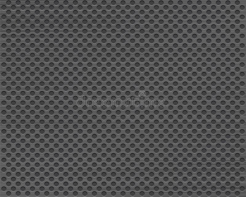 Close-up metal texture vector illustration