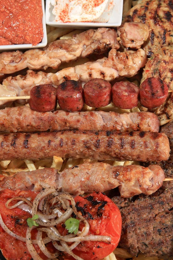 Mix of kebab stock photo. Image of chicken, snack, tasty 23994028