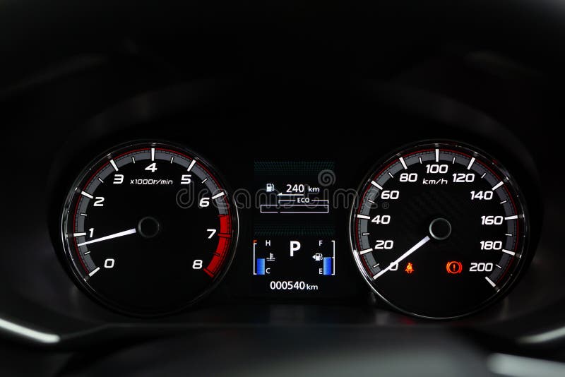 Instrument Panel On Modern Car Dashboard Stock Image Image of steering, vehicle 6216705