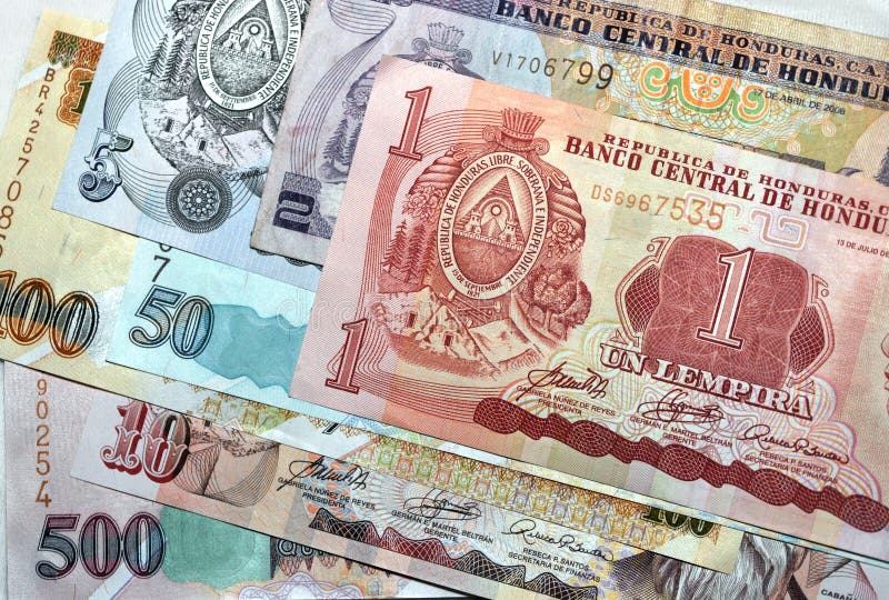 Close Up Money Honduras Lempira Notes 19137330 