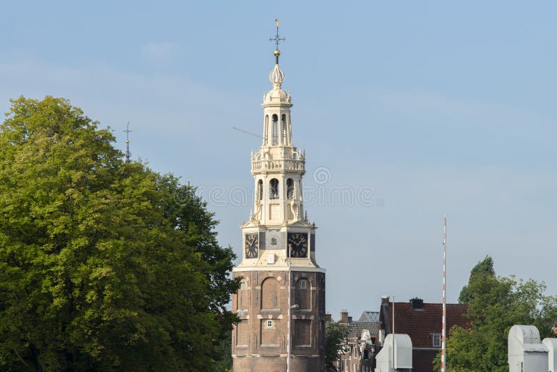 Close Up of the Tower at the Nemo Science Museum Amsterdam the