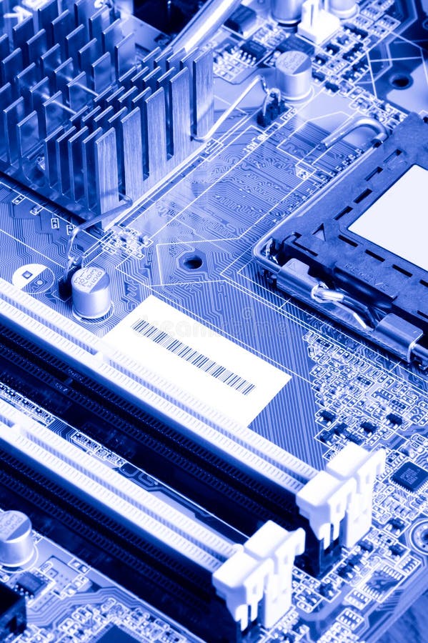 Close-up mother board background