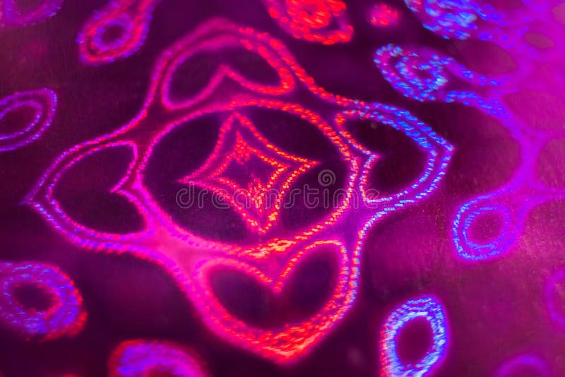 Close-up multicolored ruit-vormig fragment van patroon op holografisch document royalty-vrije stock foto's Close-up multicolored ruit-vormig fragment van patroon op holografisch document royalty-vrije stock foto's