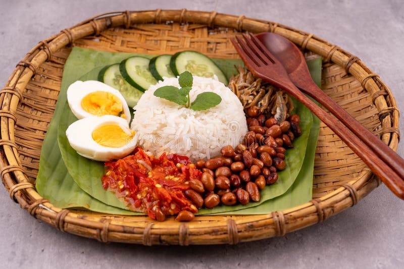 Nasi lemak popular Malaysian Food