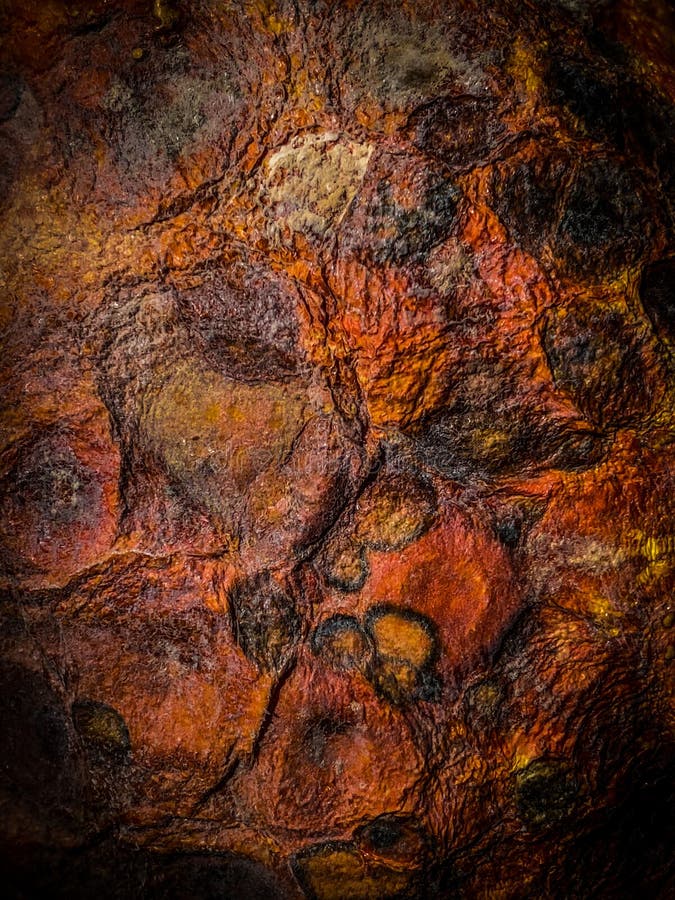 Close-up on a natural orange rotten fruit in decomposition stock photography