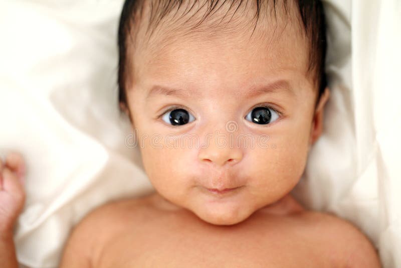 Close up of newborn baby stock image. Image of caucasian 128858025