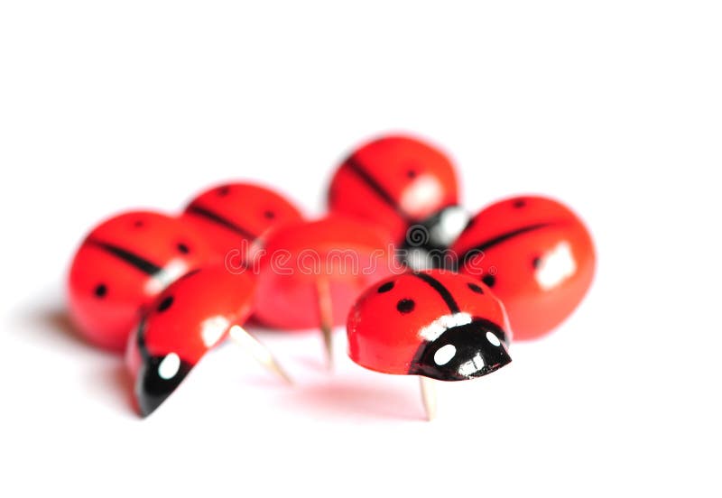 Close Up Of Novelty Push Pins Stock Image Image of tacks, pins 7662255