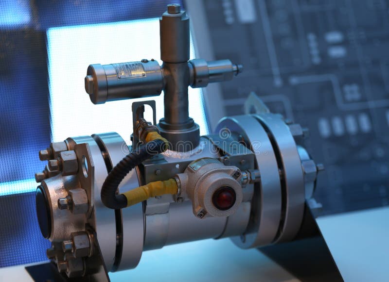 Close Up of Oil Production Equipment Stock Photo Image of technology