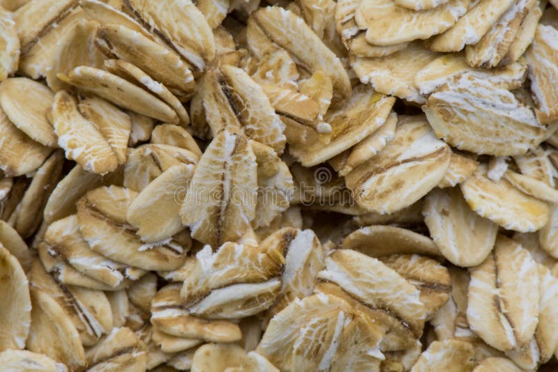 Close Up of Old Fashioned Oats Stock Image Image of granola, brown