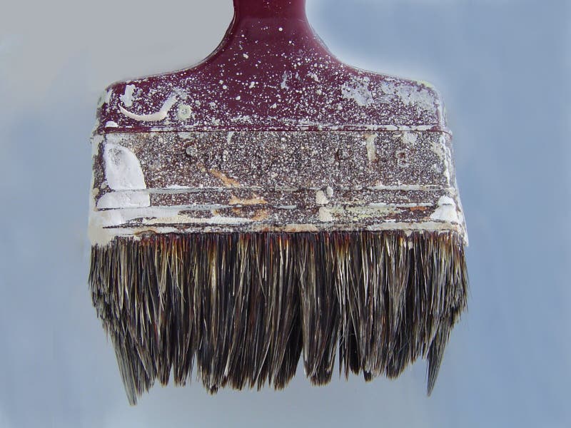 Close Up Of An Old Paintbrush Picture. Image 136426