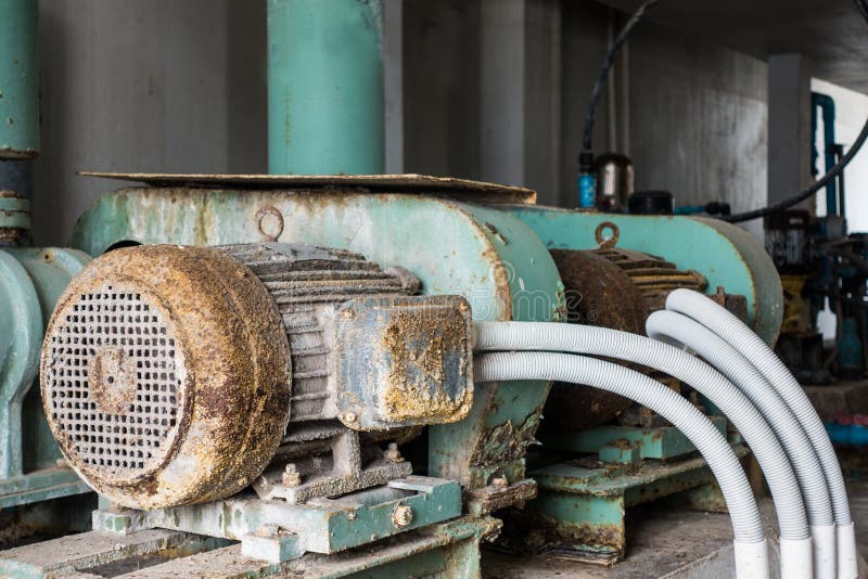 Close up old rust water pump stock photos