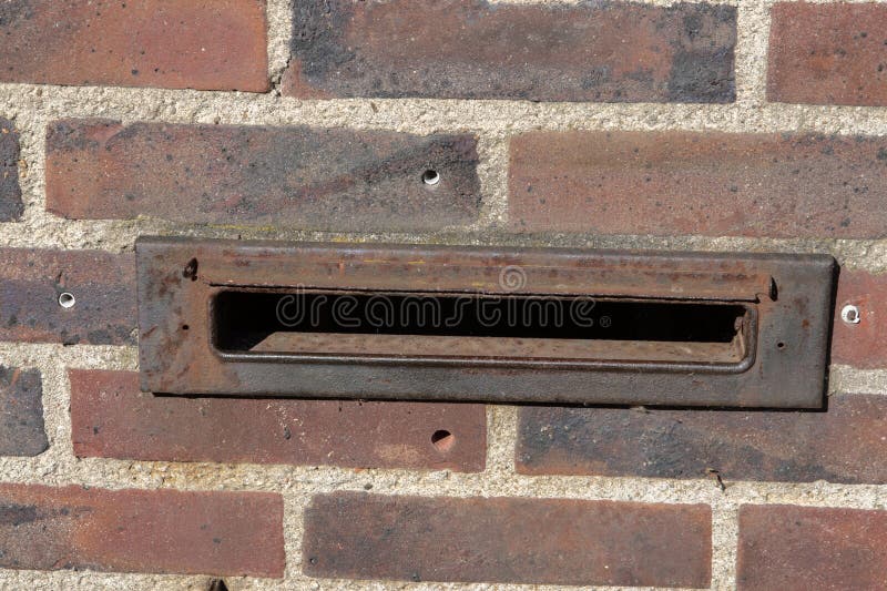 Close Up Old Rusty Postbox At Amsterdam The Netherlands 2-10-2025 royalty free stock photos