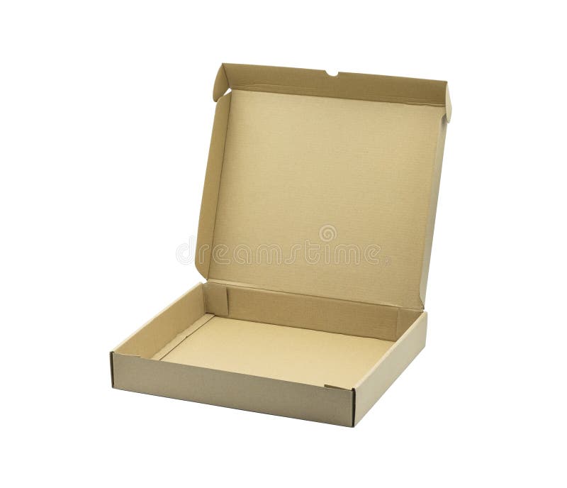 Download Open Blank Cardboard Box For Mockup Stock Image - Image of ...