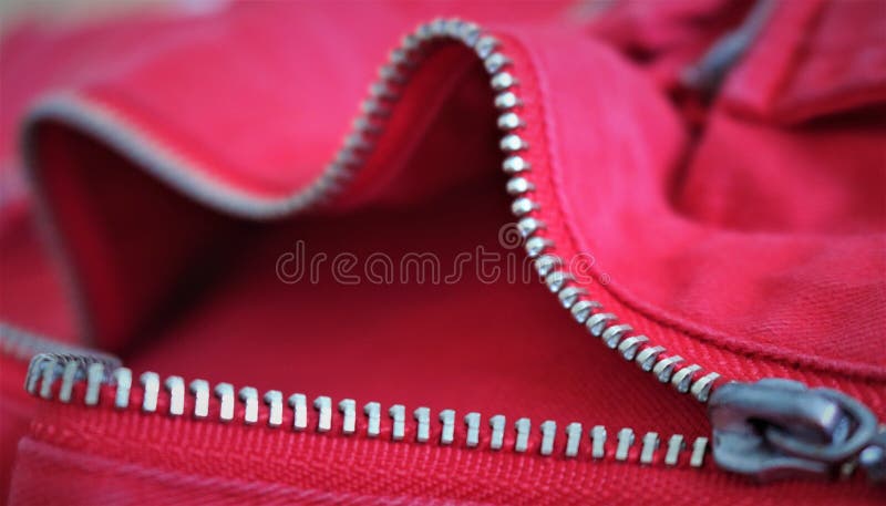 Close - up of open zip stock photo. Image of business - 234402188