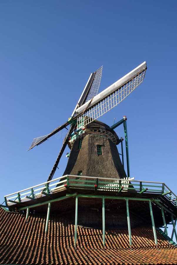 Close up of paint wind mill