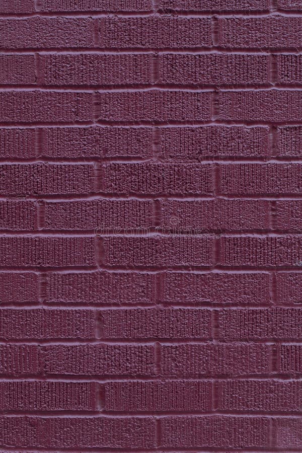Close Up of Painted Pink Brick Wall Texture Background. Stock Photo