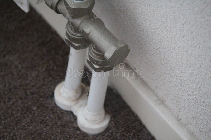 Wall Mounted Heater stock photo. Image of silver, plumbing 142320810