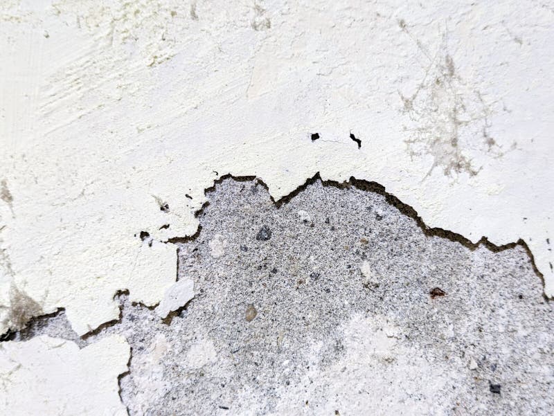 A Close Up of Peeling White Wall Paint Stock Photo Image of material, empty 265307806